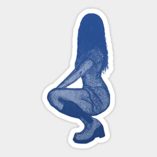 Faceless Girl Sticker